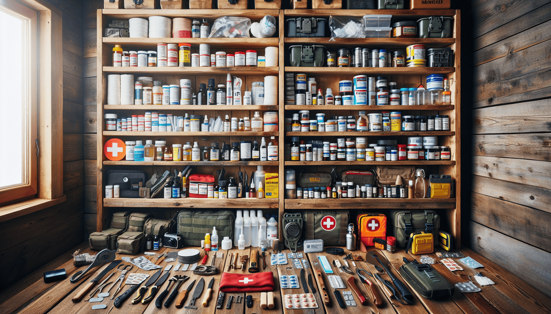Essential non-food items for prepper pantry
